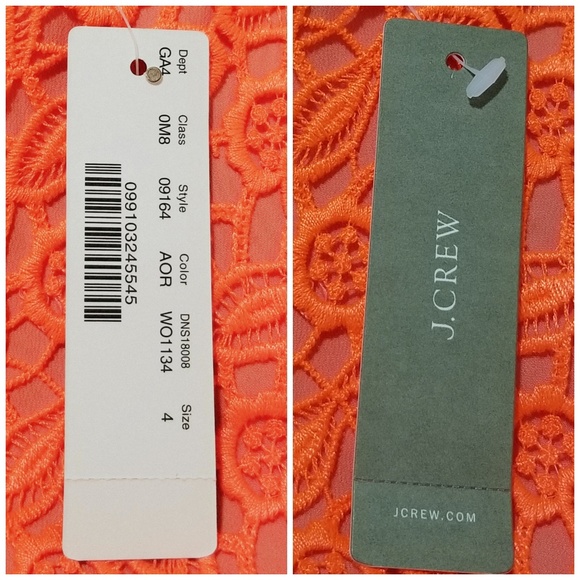 NWT J. Crew Collection Lace Sheath Dress - Picture 7 of 8